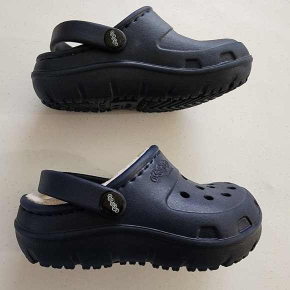 Jibbitz By Crocs Children Sandals C8 Navy Blue. - Picture 3 of 7